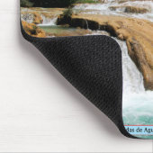 Cascadas de Agua Azul, Chiapas, Mexiko Mousepad (Ecke)