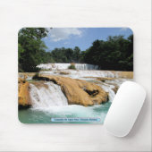 Cascadas de Agua Azul, Chiapas, Mexiko Mousepad (Mit Mouse)