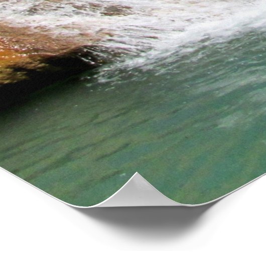 Cascadas de Agua Azul, Chiapas, Mexiko Poster (Ecke)