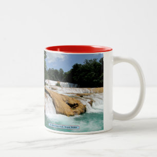 Cascadas de Agua Azul, Chiapas, Mexiko Zweifarbige Tasse