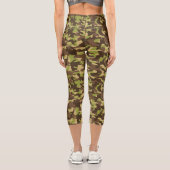 Cascade Camouflage Capri Leggings (Rückseite)