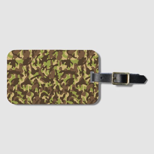 Cascade Camouflage Gepäckanhänger (Vorderseite (Horizontal))