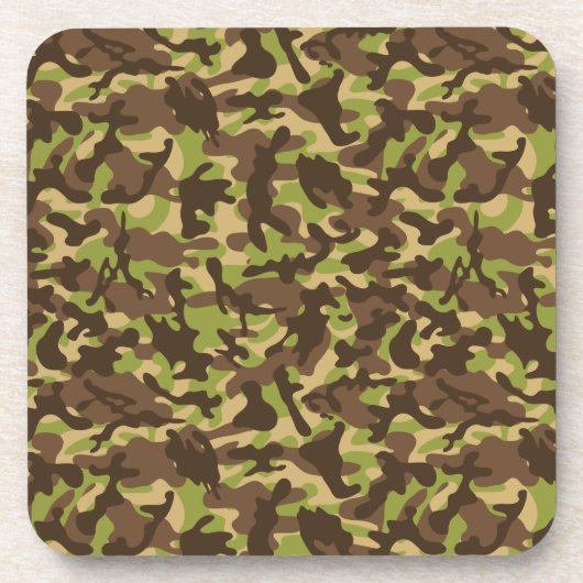 Cascade Camouflage Getränkeuntersetzer (Vorderseite)