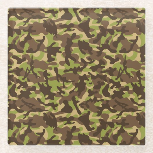 Cascade Camouflage Glasuntersetzer (Vorderseite)