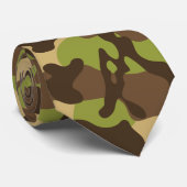 Cascade Camouflage Krawatte (Gerollt)