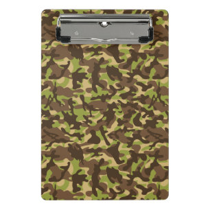 Cascade Camouflage Mini Klemmbrett