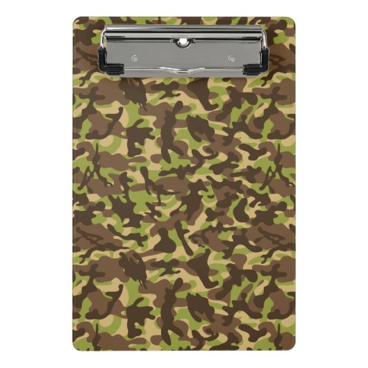 Cascade Camouflage Mini Klemmbrett (Vorderseite)
