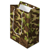 Cascade Camouflage Mittlere Geschenktüte (Vorderseite Schrägansicht)