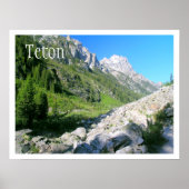 Cascade Canyon, Grand Teton Nationalpark Poster (Vorne)