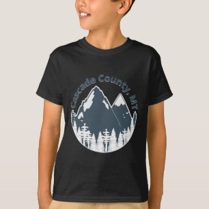 Cascade County Mt Berge Wandern Bergsteigen Campin T-Shirt