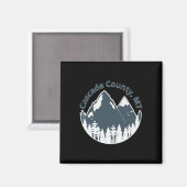 Cascade County Mt Berge Wandern Klettern Camping Magnet (Vorderseite/Rückseite)