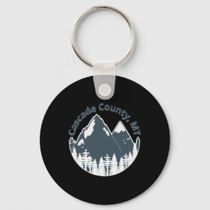 Cascade County Mt Berge Wandern Klettern Camping Schlüsselanhänger