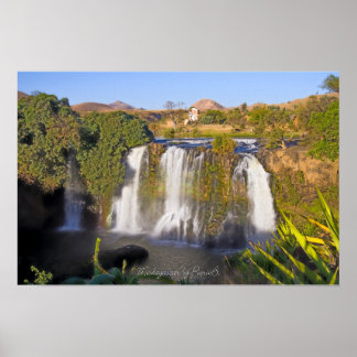 Cascade d'Ampefy, Madagaskar Poster