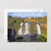 Cascade d'Ampefy, Madagaskar Postkarte (Vorne/Hinten)