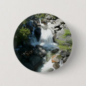 Cascade Falls at Yosemite National Park Button (Vorderseite)