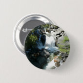 Cascade Falls at Yosemite National Park Button (Vorne & Hinten)