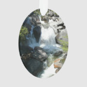 Cascade Falls at Yosemite National Park Ornament (Rückseite)
