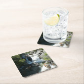 Cascade Falls at Yosemite National Park Rechteckiger Pappuntersetzer (Vor Ort)