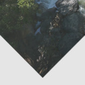 Cascade Falls at Yosemite National Park Seidenpapier (Ausschnitt)