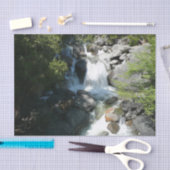 Cascade Falls at Yosemite National Park Seidenpapier (Handwerk)