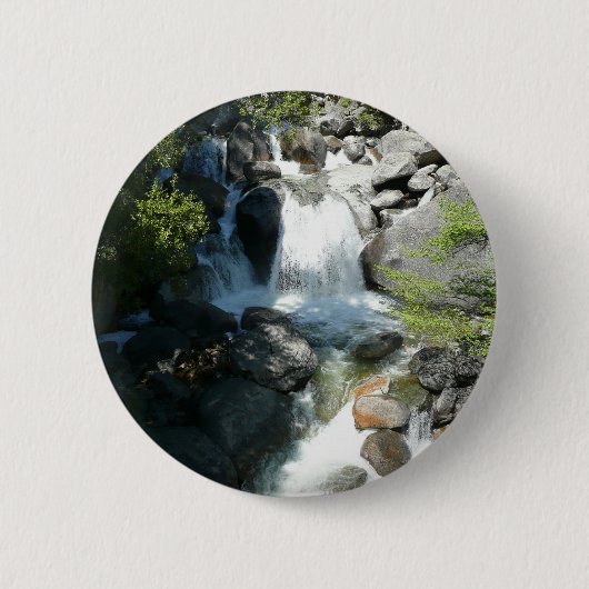 Cascade Falls im Yosemite National Park Button (Vorderseite)