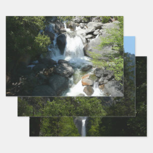 Cascade Falls im Yosemite National Park Geschenkpapier Set