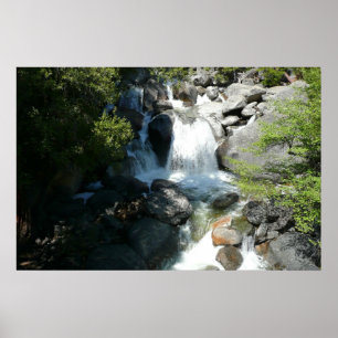 Cascade Falls im Yosemite National Park Poster
