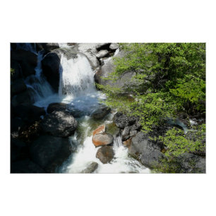 Cascade Falls im Yosemite National Park Poster