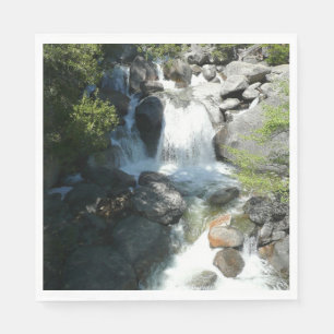 Cascade Falls im Yosemite National Park Serviette
