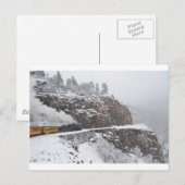 Cascade Gorge An Bord des Polar Express Postkarte (Vorne/Hinten)