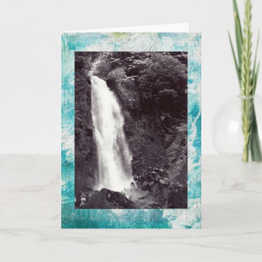 Cascade Greeting Card Karte (Vorderseite)