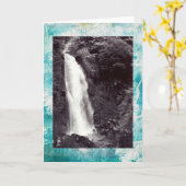 Cascade Greeting Card Karte (Gelbe Blume)