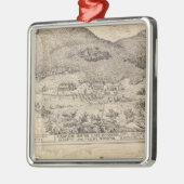 Cascade House in Lake Dunmore Silbernes Ornament (Links)