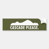 Cascade Idaho Bitte Autoaufkleber (Vorne)