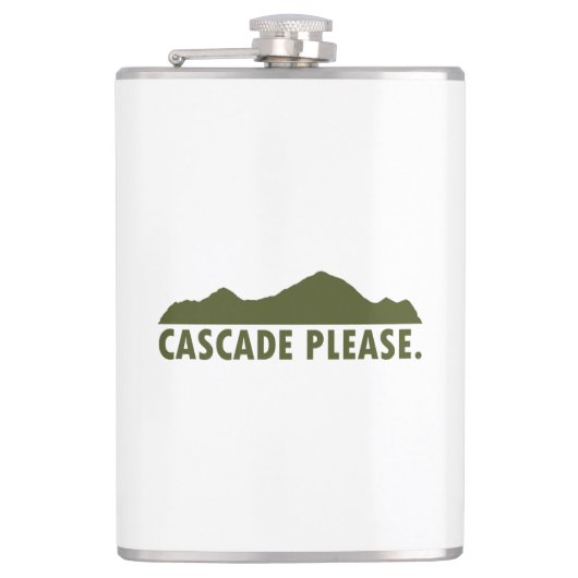 Cascade Idaho Bitte Flachmann (Vorderseite)
