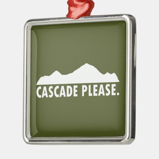 Cascade Idaho Bitte Ornament Aus Metall (Links)
