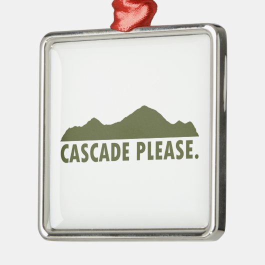 Cascade Idaho Bitte Ornament Aus Metall (Links)