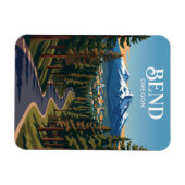 Cascade Lakes Weg USA Magnet (Horizontal)