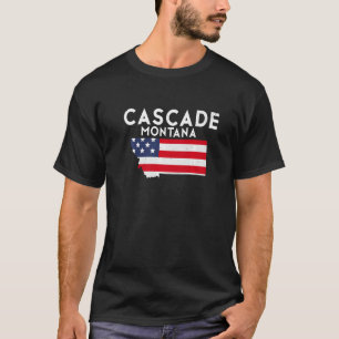 Cascade Montana USA Staat America Travel Montana T-Shirt