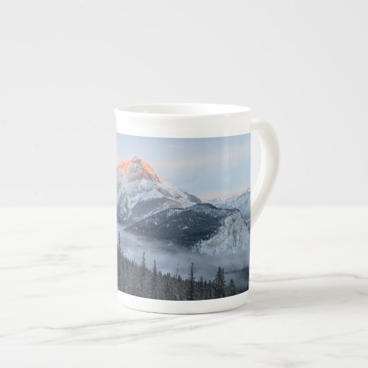 Cascade Mountain Bone China Tasse (Vorderseite Rechts)