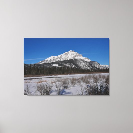 Cascade Mountain Canada Canvas Print Leinwanddruck (Vorderseite)