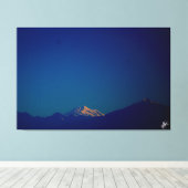 Cascade Mountains bei Dämmerung Langley Ufer Leinwanddruck (Insitu (Holzboden))