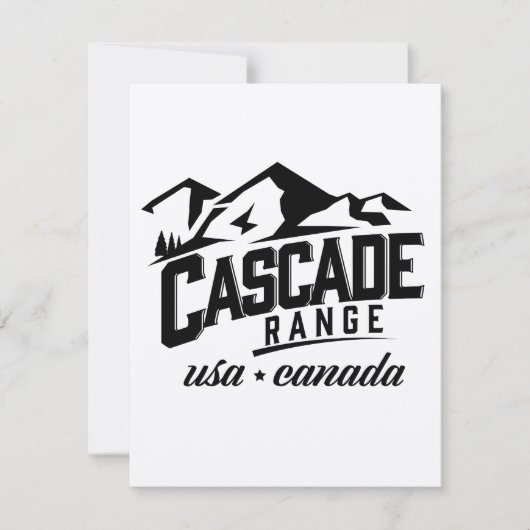 Cascade Range USA Kanada Logo. (Vorderseite)