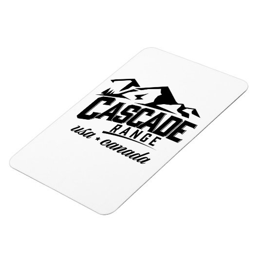 Cascade Range USA Kanada Logo. Magnet (Linke Seite)