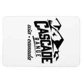 Cascade Range USA Kanada Logo. Magnet (Horizontal)