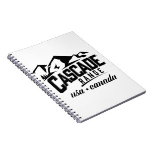 Cascade Range USA Kanada Logo. Notizblock