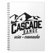 Cascade Range USA Kanada Logo. Notizblock (Vorderseite)