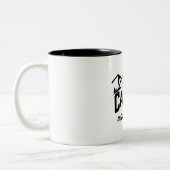 Cascade Range USA Kanada Logo. Zweifarbige Tasse (Links)