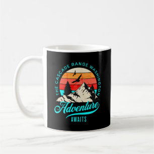 Cascade Range Washington Staat, Atemberaubend Wild Kaffeetasse