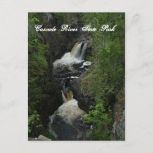 Cascade River Staat Park Postcard Postkarte
